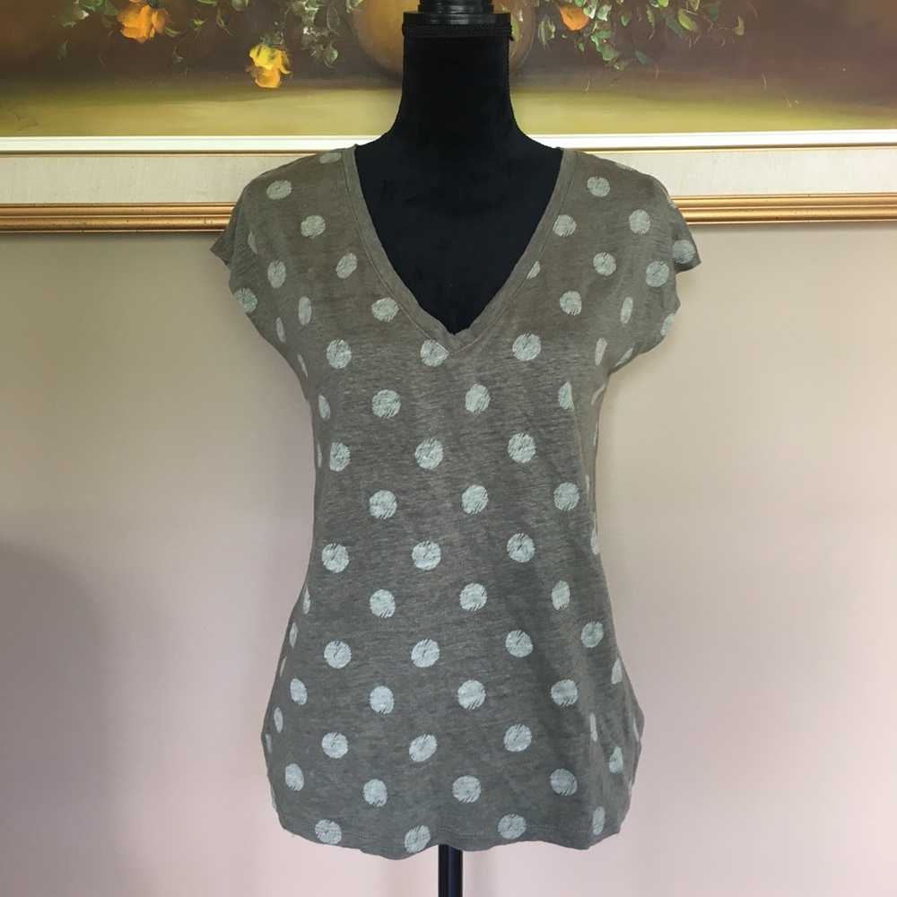 100% linen boxy tee